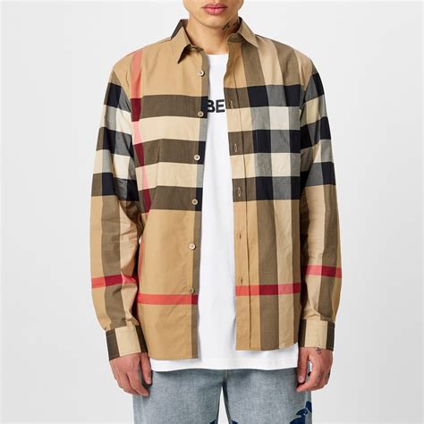 burberry shirts long sleeve|Burberry long sleeve shirt men.